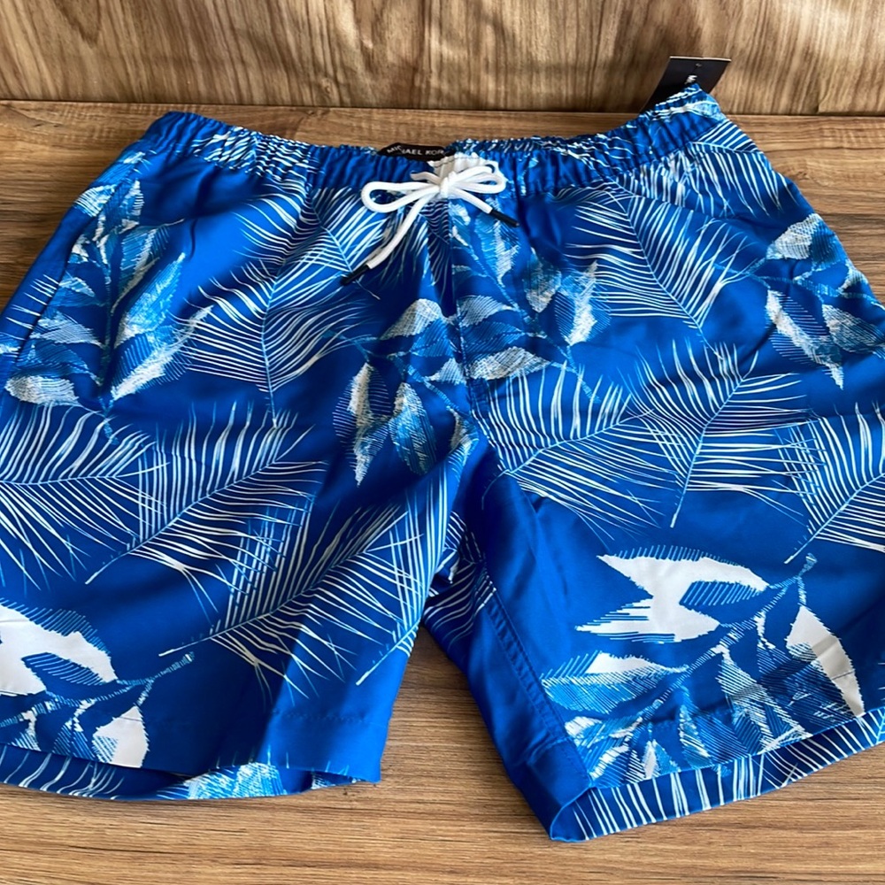 NWT Michael Kors Men’s Swim Trunks Shorts Hawaiian